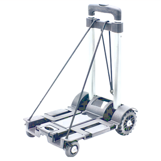 多功能摺疊手推車坦克輪 黑色 購物載貨手推車 輕便手推車, 1個