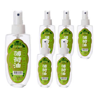室翲香 天然薄荷油 C-301 超值裝 天然草本 清涼舒爽, 100ml, 6瓶, 薄荷