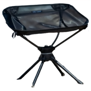 OWL CAMP 旋舞凳 輕旋椅系列 1kg 輕量化 露營椅 折疊椅 360度旋轉, 1個, ZED-RD