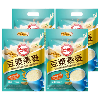 台糖 豆漿燕麥, 冷熱飲皆宜, 純素, 32g, 10包, 4袋