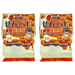 Chiao-E 巧益 迷你仙貝酥 4包, 120g, 2袋