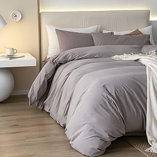 Ishur 伊舒爾 柔絲棉素色床包枕套組