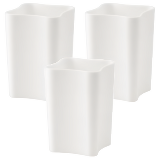 inomata tarumy 窄型磁鐵置物盒 - 日本製造 7x7.5x10.6公分, 單一顏色, 3個