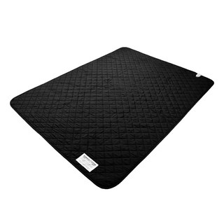 ADAMOUTDOOR 電熱毯 雙人 七段溫度控制 可水洗 黑色, 135 x 180cm