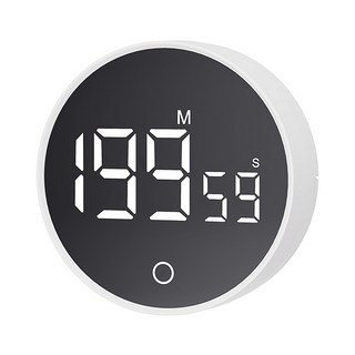 中性 旋轉正倒數精準計時器, 1個, 質感白