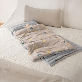 juho DECO 幼兒園午睡袋組 附提袋 防蟎款, 可愛兔兔