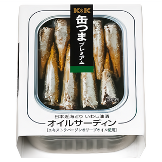 K&K 油浸沙丁魚 - 日本海產 罐製食品, 105g, 1罐