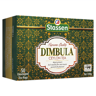 Stassen 司迪生 Dimbula 汀布拉紅茶 Supreme Quality 錫蘭紅茶 信封茶包 100g, 2g, 50包, 1盒