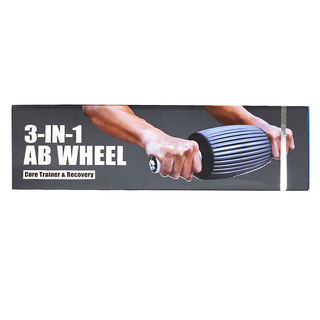 BALANCE 1 三合一多功能健腹輪 可拆卸設計 攜帶方便, 黑色