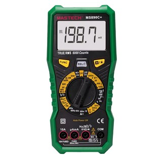 MASTECH 邁世 MS890C+ 數位萬用錶 多功能電氣測試工具, 1台