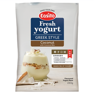 EasiYo 希臘優格粉 椰子口味 紐西蘭原裝進口, 240g, 1包