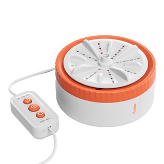 ibits 迷你渦輪便攜式洗衣機 遙控版 3檔調節, A19, 橙色