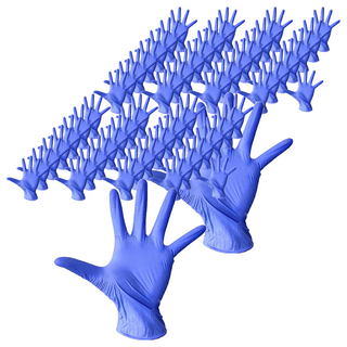 MEDIHAND 美恆 NBR 手套 薄款 指尖防滑, 藍紫色, M, 2盒