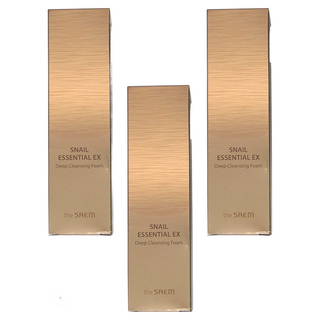 The Saem 得鮮 蝸牛精華彈潤保濕洗面乳 150g, 3盒