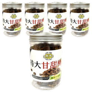 台灣親親 特大甘甜梅 酸甜好滋味, 190g, 5罐