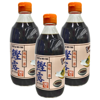 味島 鰹露調和醬油, 400ml, 3瓶