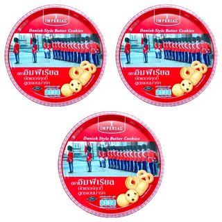 IMPERIAL 雙盟 御林軍丹麥奶酥 口感扎實綿密 精緻鐵盒, 丹麥奶酥餅乾 (3盒)