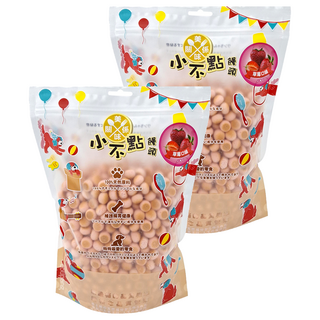 美味關係 小不點饅頭, 草莓口味, 全犬糧, 600g, 2包