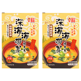 譽方媽媽 深海海帶芽味噌柴魚湯 沖泡即食, 35g, 2盒