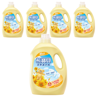 Snuggle 熊寶貝 衣物柔軟精，7合1護衣功能，抑制霉菌生長，保持衣物乾淨清爽, 3.2L, 5桶