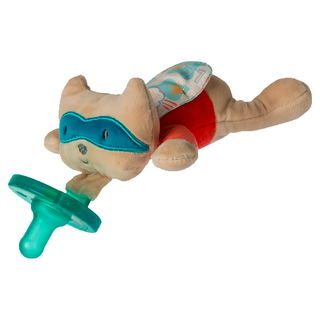 Mary Meyer 蜜兒 WubbaNub 無乳膠醫療級矽膠Soothie安撫奶嘴 適合0歲以上寶寶, 第一階段, 小英雄, 1個