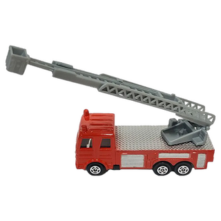 love color 樂彩森林 迷你合金車 70#消防雲梯車 適用年齡五歲以上, 消防雲梯車 滑行, 1個