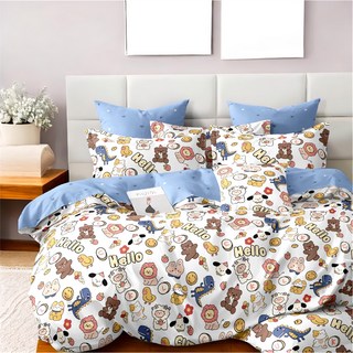 E-ROU 伊柔寢飾 銀離子防螨抗菌天鵝絨床包 + 枕套 2個 台灣製