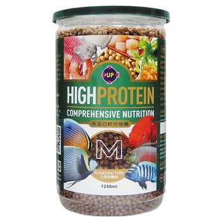 UP AQUA 雅柏 上浮型高蛋白營養飼料 M, 1250ml, 1罐