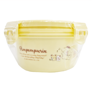 Sanrio 三麗鷗 不鏽鋼環保隔熱碗 KS-6393PN 13.5 x 13.5 x 7.3cm 400ml, 布丁狗 黃色, 1個