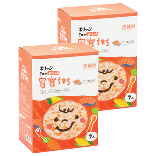 農純鄉 巧巧鮭魚粥 6個月以上 7包, 1.05kg, 2盒