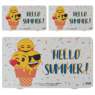 收納王妃 Emoji 隨身口罩盒, 哈囉夏天, 3個