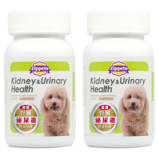 Zippets 吉沛思 犬用複合腎臟及泌尿保健膠囊 60顆/罐, 泌尿系統/腎臟護理, 2罐