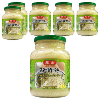 龍宏 酸筍絲, 全素, 無添加防腐劑, 560g, 6罐