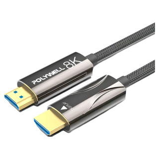 POLYWELL 寶利威爾 HDMI 8K AOC光纖線 2米~50米 4K144 8K60 UHD 工程線 PW15-W60-R030, 30m, 1條