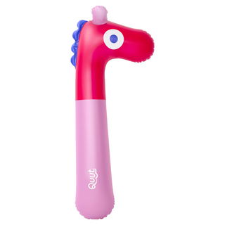 Quut 造型浮具 耐用優質乙烯基(0.25 毫米) 適合3歲以上兒童, 小馬 紅色 + 粉色, 1個