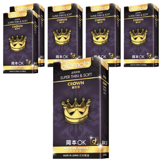 Okamoto 岡本 皇冠型保險套, 10入, 6盒