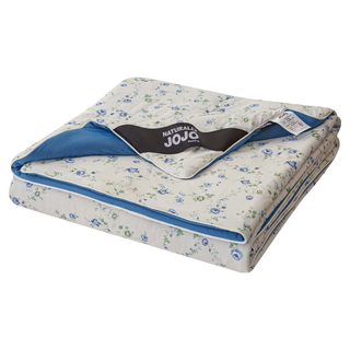 NATURALLY JOJO 石墨烯冰絲雪糕涼感被 1件, 薔薇湛藍