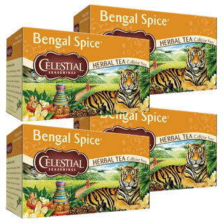 CELESTIAL SEASONINGS 詩尚草本 肉桂香料茶, 無咖啡因草本茶, 2.35g, 20包, 4盒