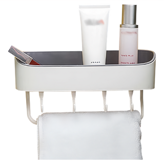 Lofor 樂活生活家 免釘多用途置物架, 顏色隨機, 1個, 24 x 14 x7cm