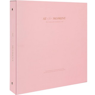 recoz Moment Binder 相冊粘合劑白皮書, 40張, 粉紅色