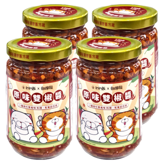 扒扒飯 雙椒醬 拌飯拌麵皆宜, 260g, 4罐