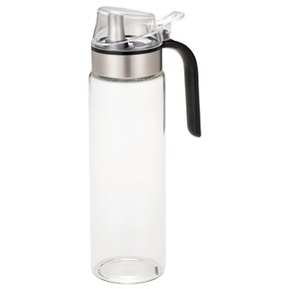 CB JAPAN 耐熱玻璃油瓶 L號 atomico, 耐熱玻璃材質，大容量設計，附把手, 1個, 500ml