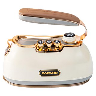 DAEWOO 大宇 2in1平/掛燙蒸氣熨斗, 香草白, DW-ST001