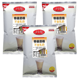 貝妮 特級奶精,不含乳糖，大包裝，適用於早餐店及餐廳，品質嚴格把關, 1kg, 1包, 3包