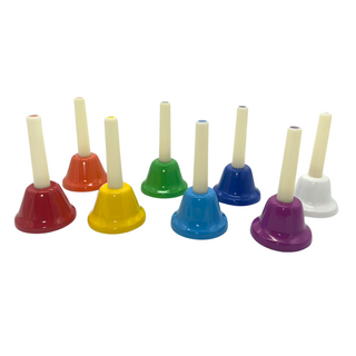 OPPA 奧福樂器 8音搖鐘組, 紅色 + 橙色 + 黃色 + 綠色 + 藍色 + 深藍色 + 紫色 + 白色, 1組