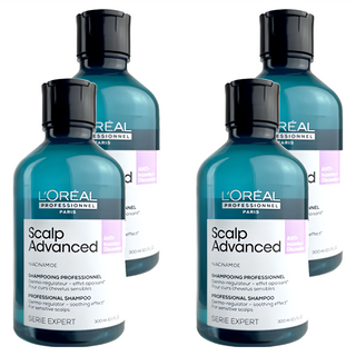 L'OREAL PROFESSIONNEL 巴黎萊雅PRO 瞬效敏弱修護洗髮精 300ml, 4瓶