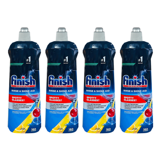 finish 光潔劑 洗碗機專用 檸檬 平輸品, 800ml, 4瓶