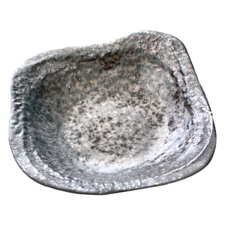 Minoya 美濃燒 金結晶反口角皿 - 日本製 陶瓷器, 黑色, 1個