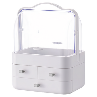 化妝品收納箱 加大(39.5 x 29.8 x 20.4cm), 太空灰, 1個