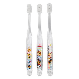 Skater 牙刷 3-5歲 14.5cm, 汪汪隊 透明柄, 3支, 1組